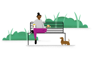 leisure-relax-outside-dog-mindful depression app